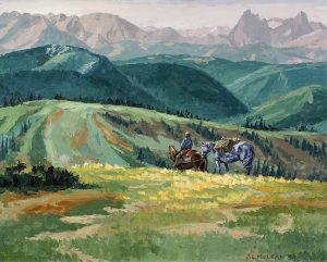 Jack Lee McLean: VIEW OF HOZAMEEN RANGE
