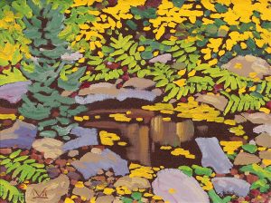 Illingworth Holey (Buck) Kerr: MY GARDEN POOL, AUTUMN