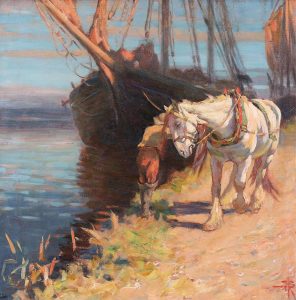 Nathaniel Hughes John Baird: TOWING ON THE DART, DEVON