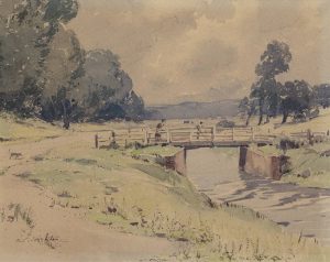 Alfred Crocker Leighton: ROYAL MILITARY CANAL, KENT