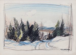 Frederick Simpson Coburn: COUNTRY ROAD, EASTERN TOWNSHIPS