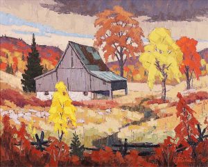 William Parsons: LITTLE GREY BARN (WEST GUILFORD, HALIBURTON)