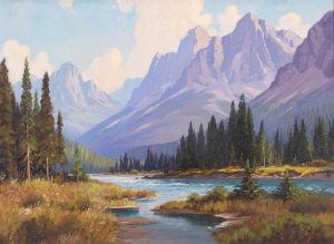 Roland Gissing: ROCKY MOUNTAIN LANDSCAPE