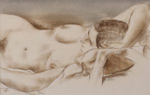 Louis Muhlstock: RECLINING NUDE
