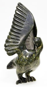 Paul Korgnageak: BIRD WITH UPSWEPT WINGS