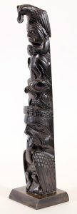 Captain Andrew Brown (Owt’iwans): FOUR FIGURE TOTEM POLE