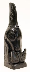 Gary Minaker-Russ: RAVEN BEING SWALLOWED BY KILLER WHALE