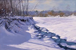 Mannie Gonsalves: SNOW SHADOWS, FISH CREEK