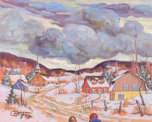 Claude Langevin: NUAGES DE NEIGE