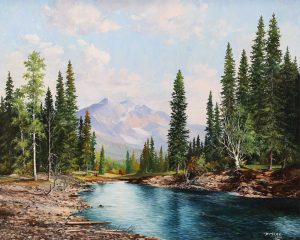 Duncan MacKinnon Crockford: ROCKY MOUNTAIN LANDSCAPE