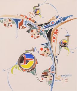 Alex Simeon Janvier: UNTITLED COMPOSITION