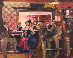 James Neil Boyle: SALOON SCENE