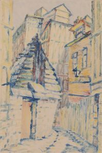 Sybil Andrews: RUE DU PETIT MOUTON, ROUEN NO. 2