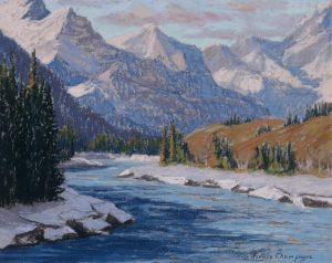 Horace Champagne: BOW RIVER, EARLY SPRING