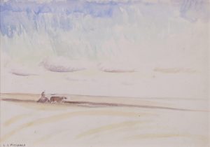 Lionel LeMoine FitzGerald: PLOUGHING THE FIELD
