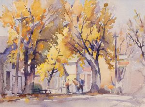 Thomas Keith (Tom) Roberts: VILLAGE IN AUTUMN