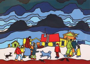 Ted Harrison: NORTHERN SKY