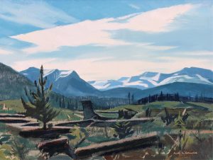 Alan Caswell Collier: VALLEY OF ISKUT RIVER, NORTHERN B.C. (ISKUT RIVER VALLEY #2)
