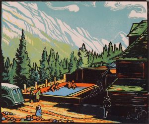 Margaret Dorothy Shelton: UPPER HOT SPRINGS, BANFF