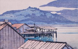 Walter Joseph Phillips: THE WATERFRONT, ALERT BAY, BRITISH COLUMBIA