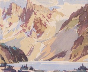 Barbara Harvey Leighton: THE TOWERS, MT. ASSINIBOINE