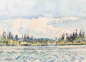 Dorothy Elsie Knowles: WAVES AT THE EDGE OF THE LAKE