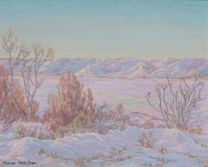 Bernice Marion Hamilton: WINTER, QU’APPELLE VALLEY