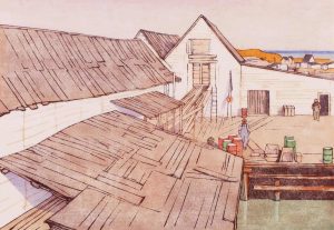 Walter Joseph Phillips: WARREN’S LANDING, LAKE WINNIPEG