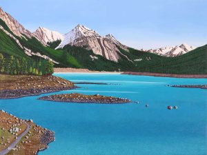 Barbara Engel: THE MYSTERIOUS MEDICINE LAKE, JASPER, ALBERTA