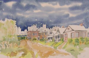 Janet Mitchell: STREET SCENE, SUNNYSIDE