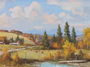 Duncan Mackinnon Crockford: ON THE BANK’S FARM WEST OF CAROLINE, ALBERTA