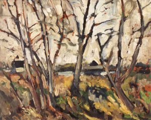 William Lewy Leroy (Roy) Stevenson: TREES AND BARN