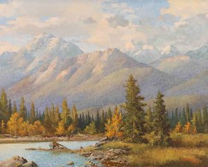 Duncan Mackinnon Crockford: THE GHOST RIVER VALLEY, ALBERTA