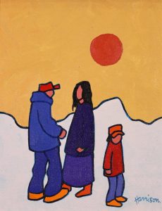 Ted Harrison: BLUE LINE (EXPERIMENT #1)