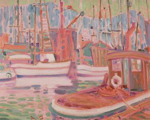 Illingworth Holey (Buck) Kerr: FISHING BOATS, PORT ALBERNI, BC