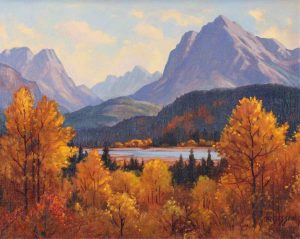 Roland Gissing: AUTUMN, ATHABASCA RIVER