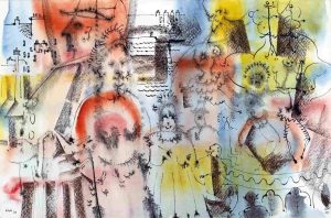 Henry George Glyde: STREET FAIR, SUSSEX, ENGLAND