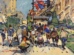 Serge Brunoni: MONTREAL, SHERBROOKE OUEST, DEVANT LE RITZ