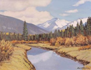 Matt Lindstrom: MOUNTAIN AND RIVER LANDSCAPE, AUTUMN