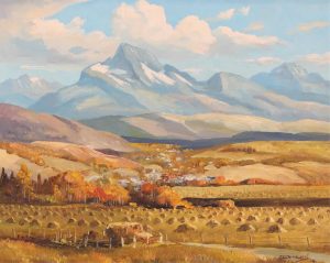 Duncan Mackinnon Crockford: THE PINCHER CREEK VALLEY, ALBERTA