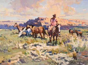 Jack King: RIDER WITH HORSES