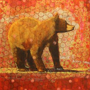 Les Thomas: ANIMAL PAINTING #015-1252 (BEAR)