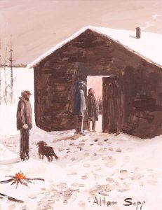 Allen Sapp: THERE IS A ROUND DANCE HERE