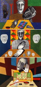 Mimmo Paladino (3): CALCE / PANE / SALE