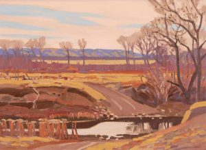 Illingworth Holey (Buck) Kerr: RIVER CROSSING, QU’APPELLE VALLEY (EAST OF CRAVEN SASK.
