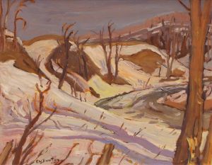 Ralph Wallace Burton: SPRING, A CREEK NEAR NOTRE DAME DE LA SALETTE, QUE.
