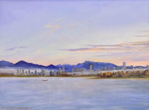 Nicolas N. de Grandmaison: NORTH VAN FROM KITS BEACH