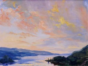 Orestes Nicholas (Rick) Grandmaison: SUNSET LANDSCAPE