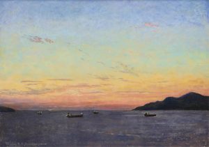 Nicolas N. de Grandmaison: EVENING ON ENGLISH BAY, VANCOUVER