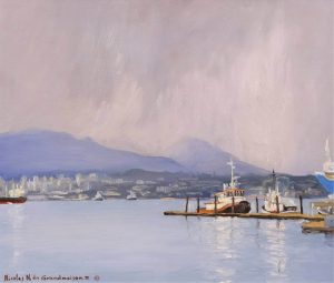 Nicolas N. de Grandmaison: NORTH SHORE RAIN, VAN. HARBOR